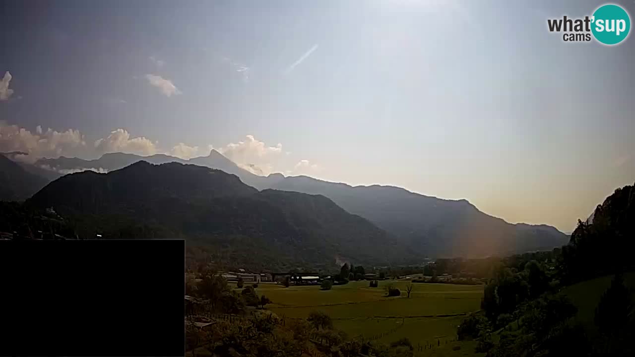 Livecam Caporetto – Parapendio atterraggio e partenza Ozben