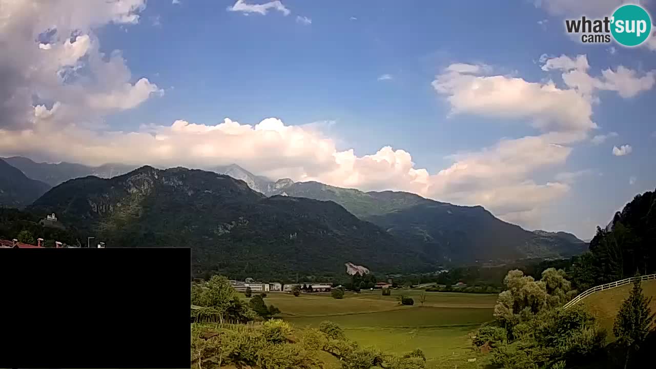Livecam Caporetto – Parapendio atterraggio e partenza Ozben