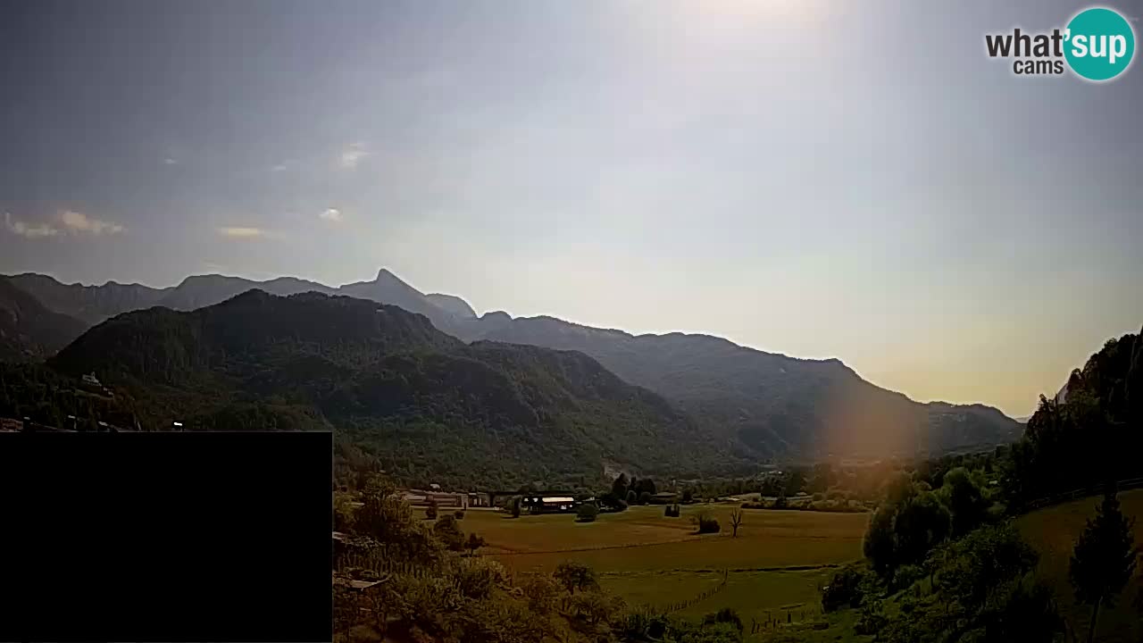 Livecam Caporetto – Parapendio atterraggio e partenza Ozben