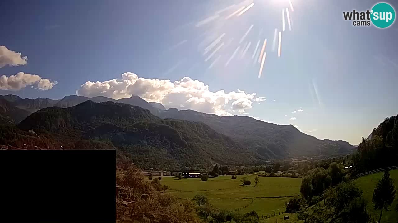 Livecam Caporetto – Parapendio atterraggio e partenza Ozben