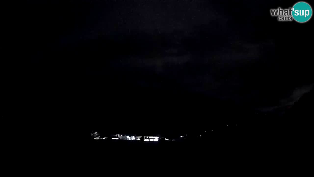 Webcam Kobarid – landing site for sailing paragliders in Kobarid with Ozben takeoff