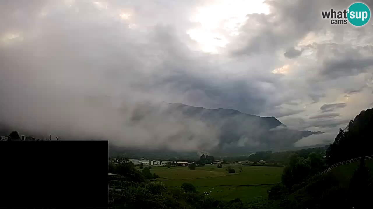 Livecam Caporetto – Parapendio atterraggio e partenza Ozben