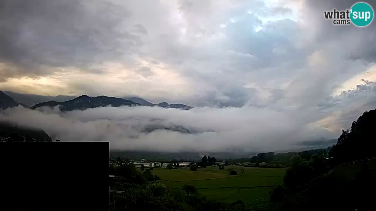 Livecam Caporetto – Parapendio atterraggio e partenza Ozben