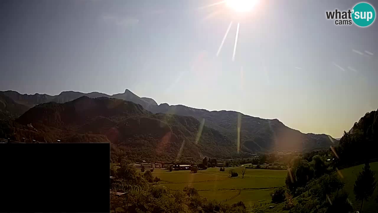 Livecam Caporetto – Parapendio atterraggio e partenza Ozben