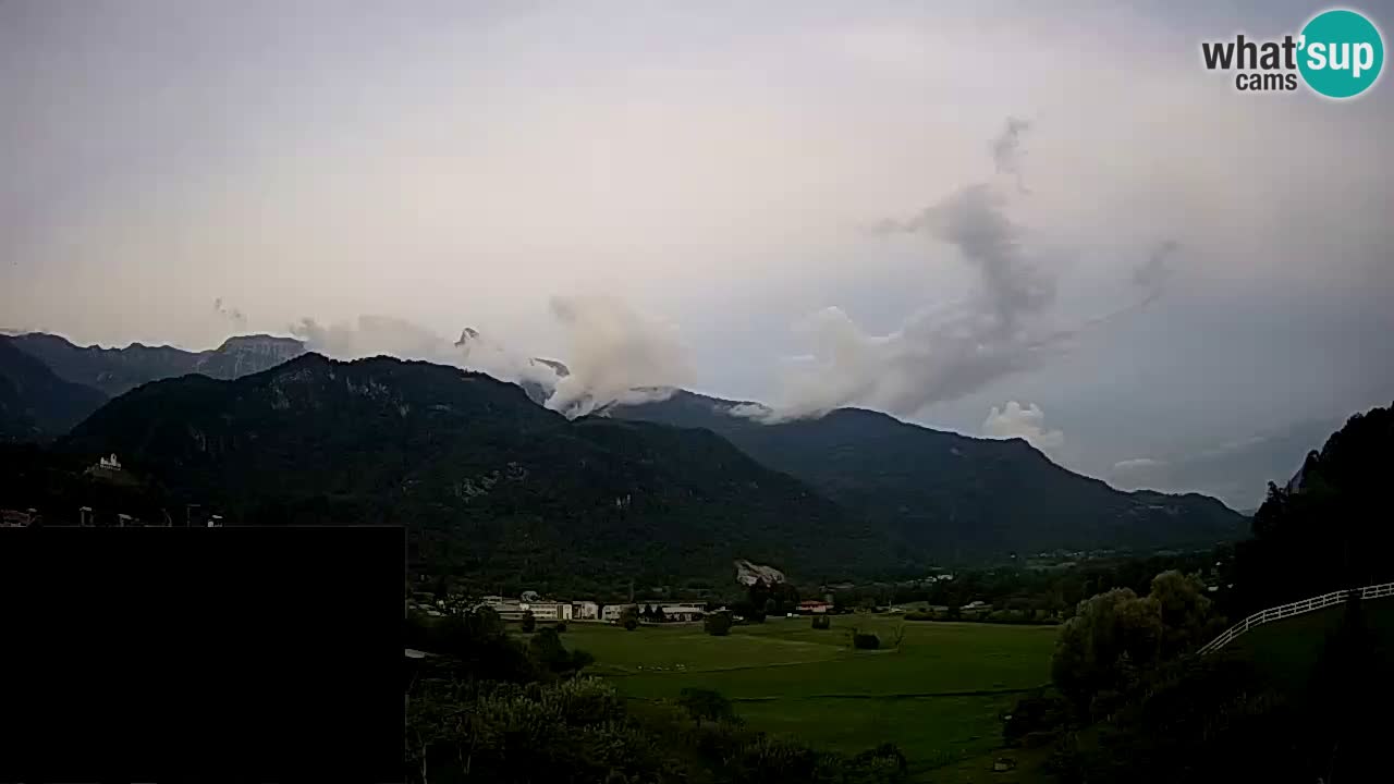Livecam Caporetto – Parapendio atterraggio e partenza Ozben