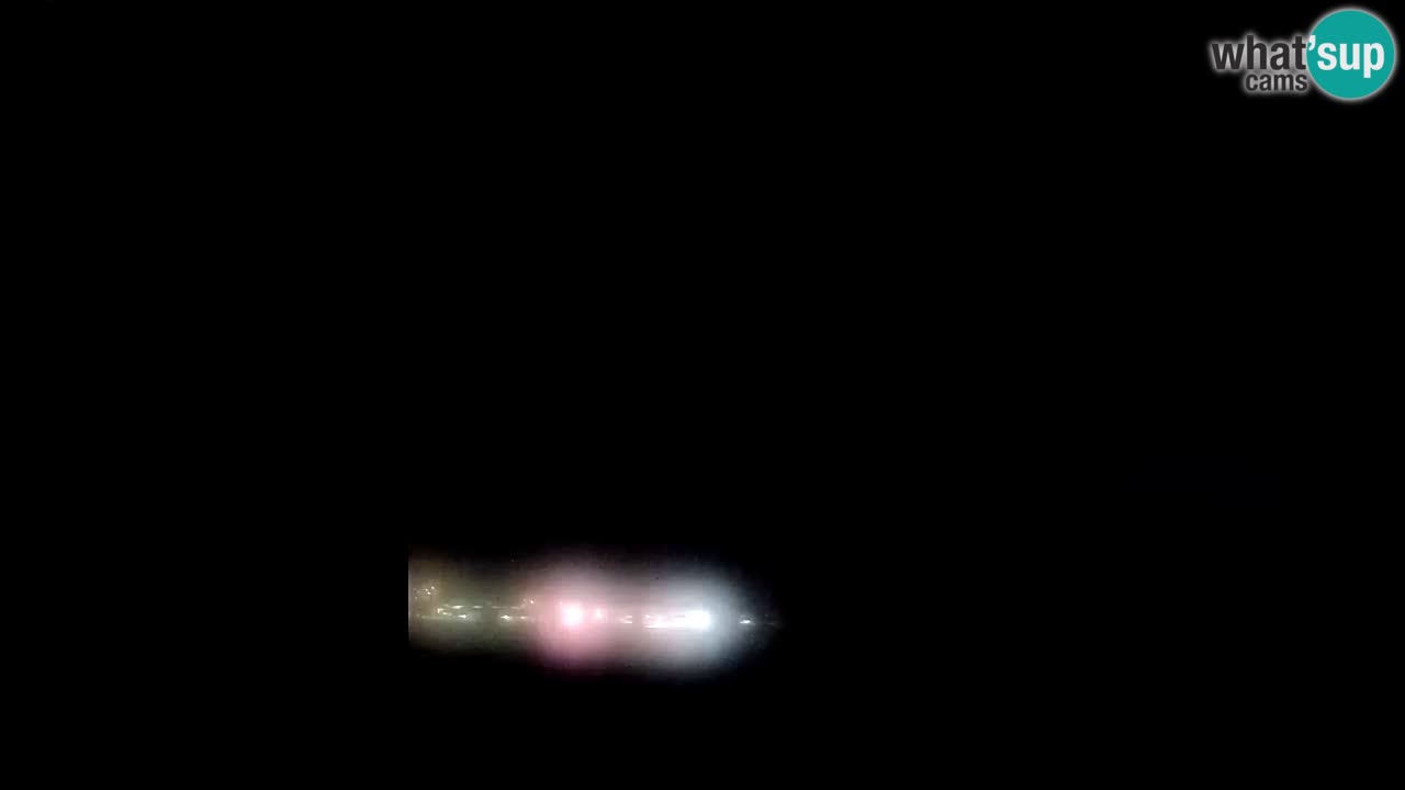 Webcam Kobarid – landing site for sailing paragliders in Kobarid with Ozben takeoff