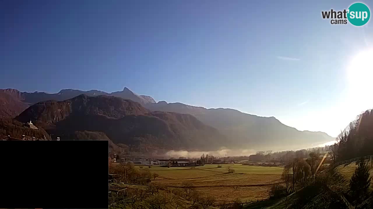 Livecam Caporetto – Parapendio atterraggio e partenza Ozben
