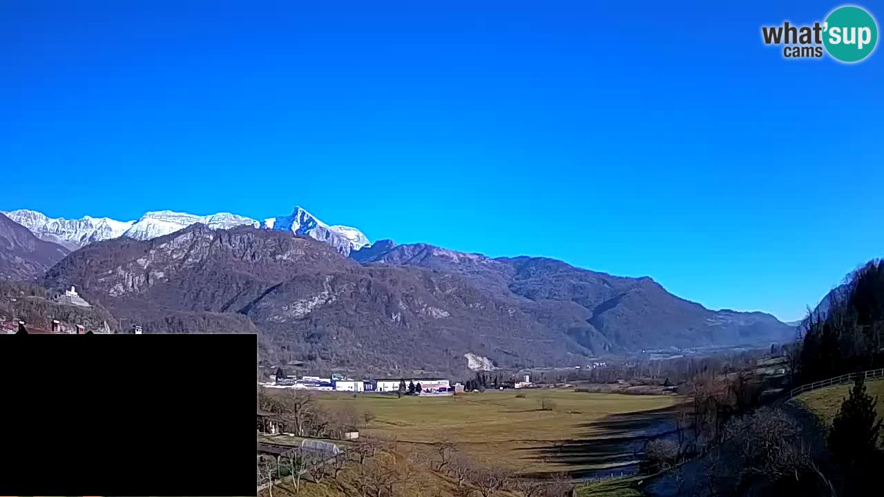 Livecam Caporetto – Parapendio atterraggio e partenza Ozben