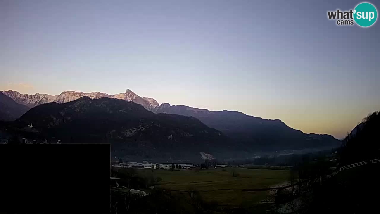 Livecam Caporetto – Parapendio atterraggio e partenza Ozben