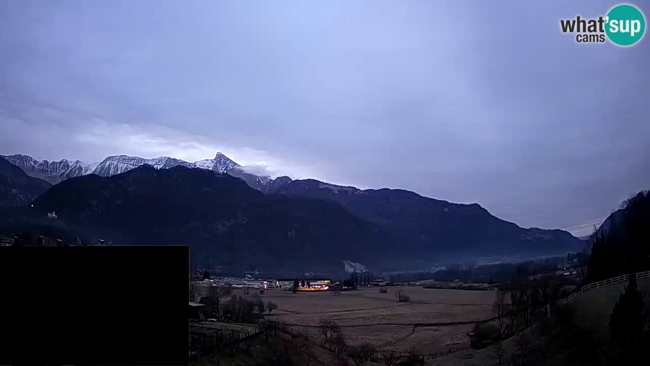 Livecam Caporetto – Parapendio atterraggio e partenza Ozben