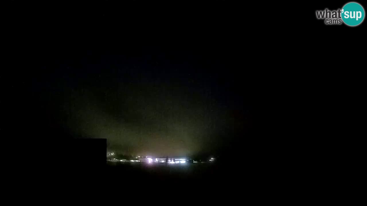 Webcam Kobarid – landing site for sailing paragliders in Kobarid with Ozben takeoff