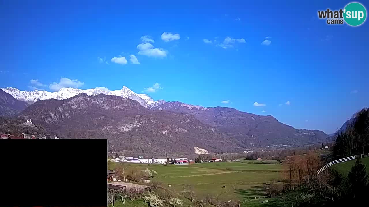 Livecam Caporetto – Parapendio atterraggio e partenza Ozben
