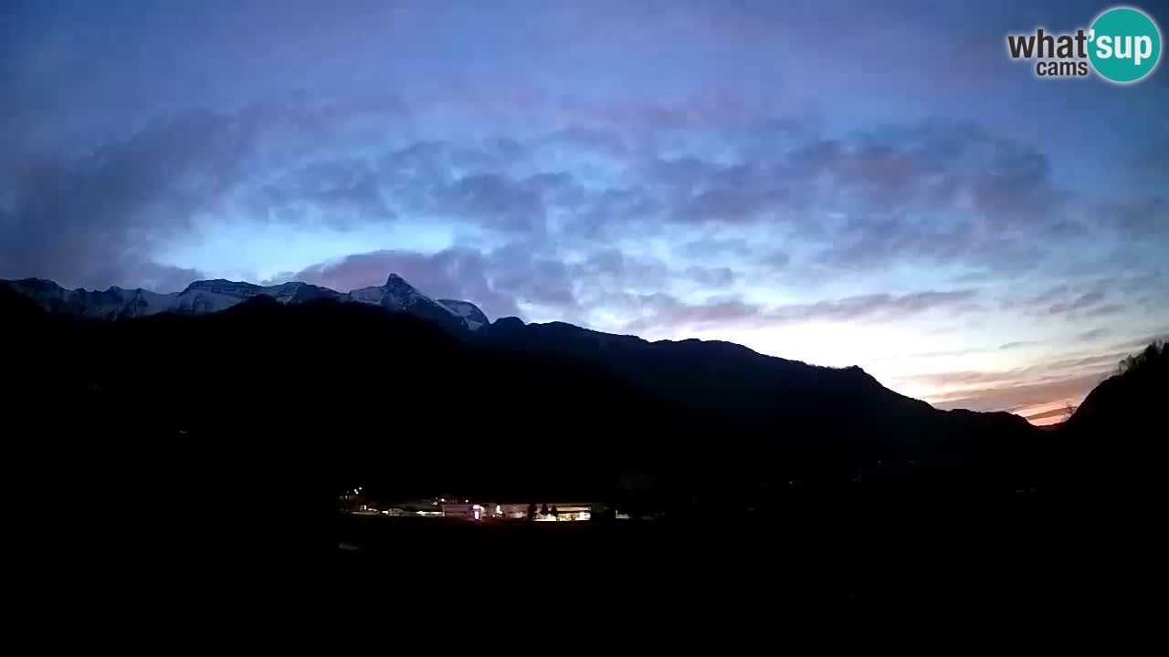 Livecam Caporetto – Parapendio atterraggio e partenza Ozben