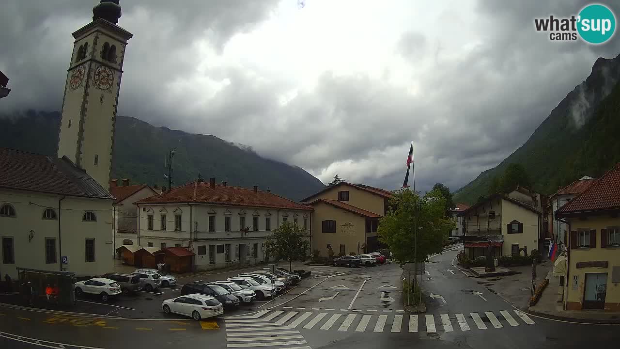 Live webcam Kobarid city center – Soča valley – Slovenia