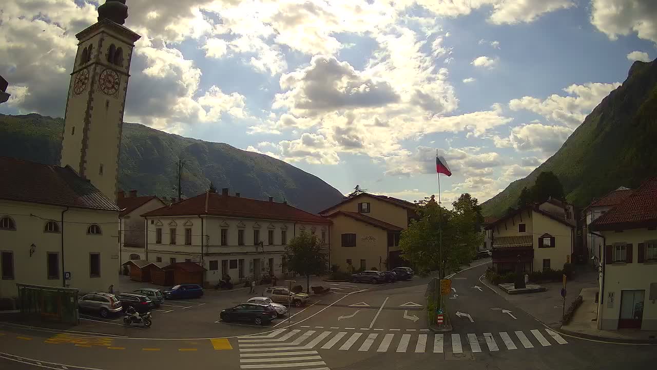 Live webcam Kobarid city center – Soča valley – Slovenia