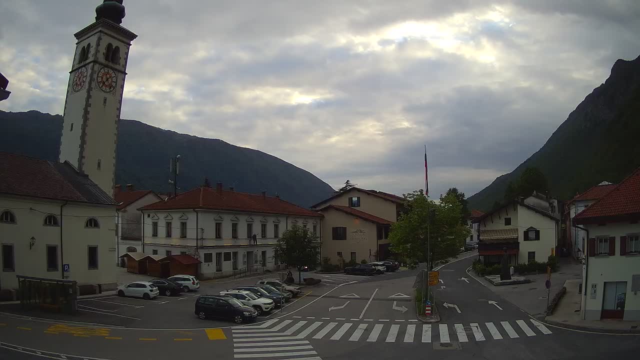 Live webcam Kobarid city center – Soča valley – Slovenia
