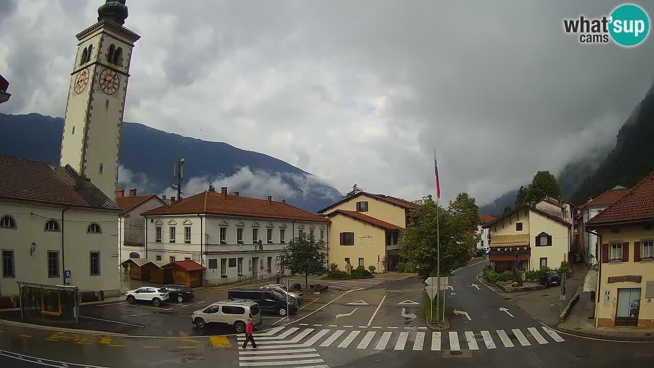 Live webcam Kobarid city center – Soča valley – Slovenia