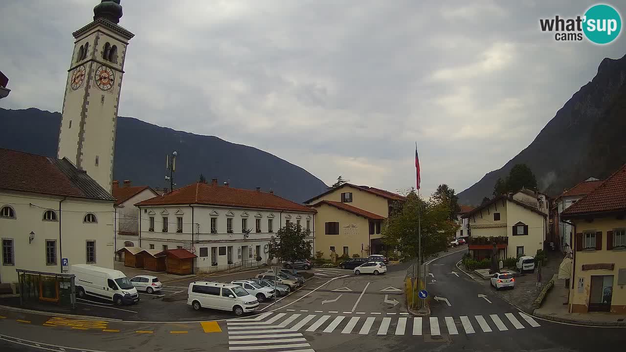 Live webcam Kobarid city center – Soča valley – Slovenia