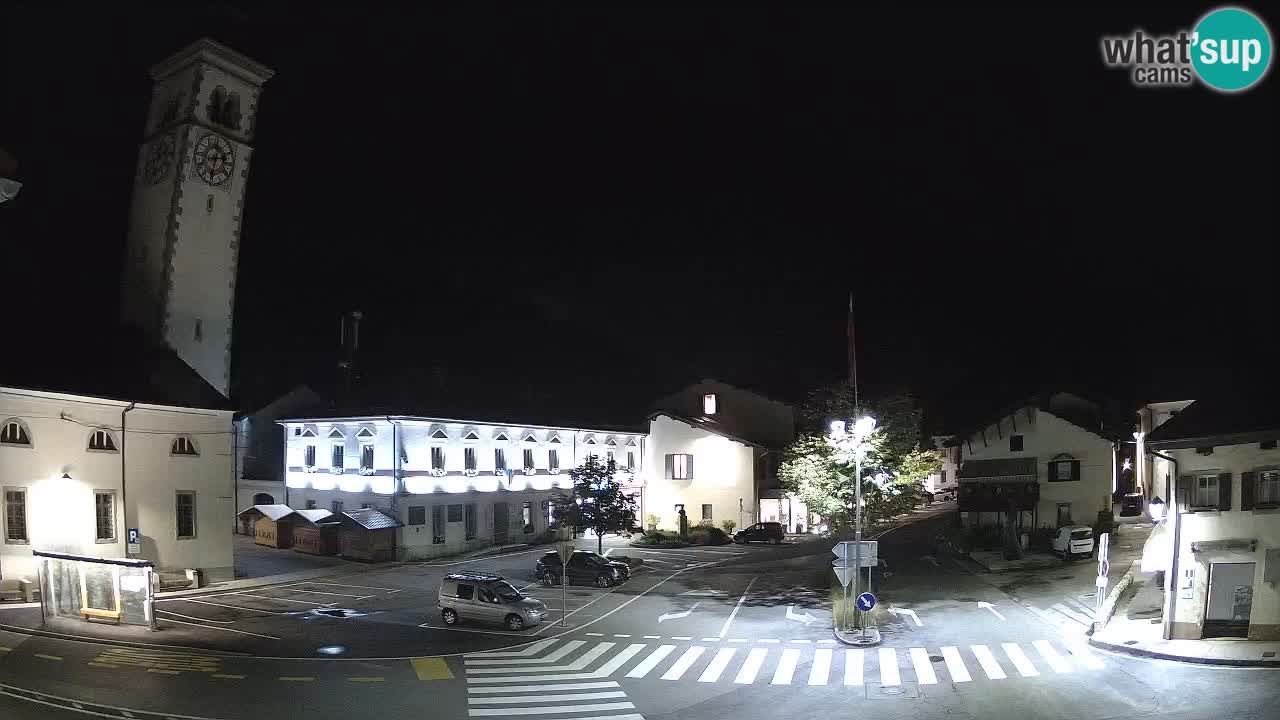 Live-Webcam Stadtzentrum von Kobarid – Soča-Tal – Slowenien