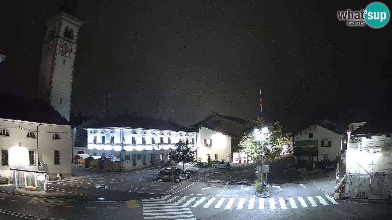 Live webcam Kobarid – Caporetto centro città – Valle dell’Isonzo – Slovenia