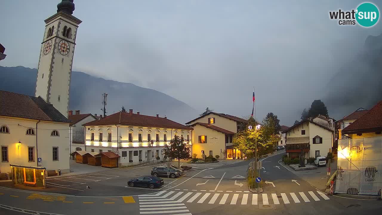 Live webcam Kobarid city center – Soča valley – Slovenia