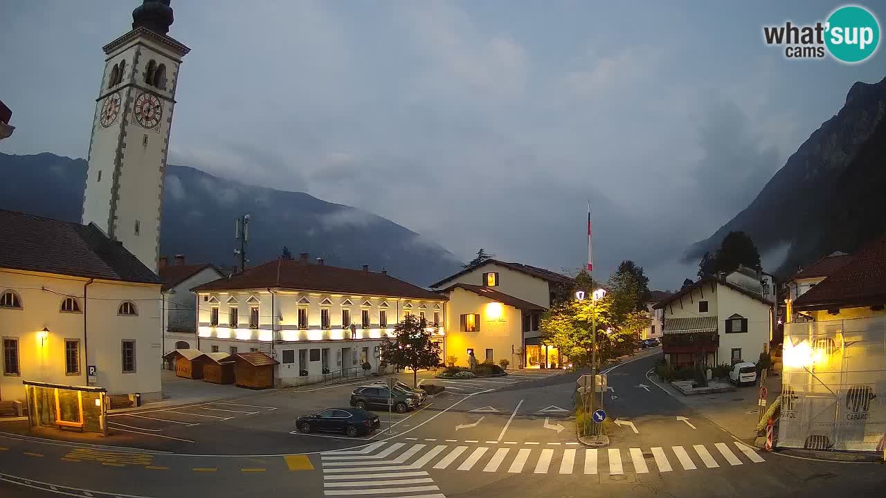 Live webcam Kobarid city center – Soča valley – Slovenia