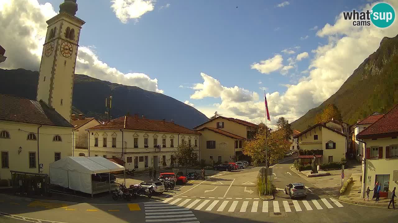 Live webcam Kobarid city center – Soča valley – Slovenia