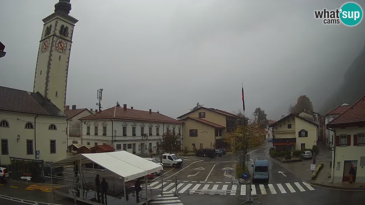 Live webcam Kobarid city center – Soča valley – Slovenia