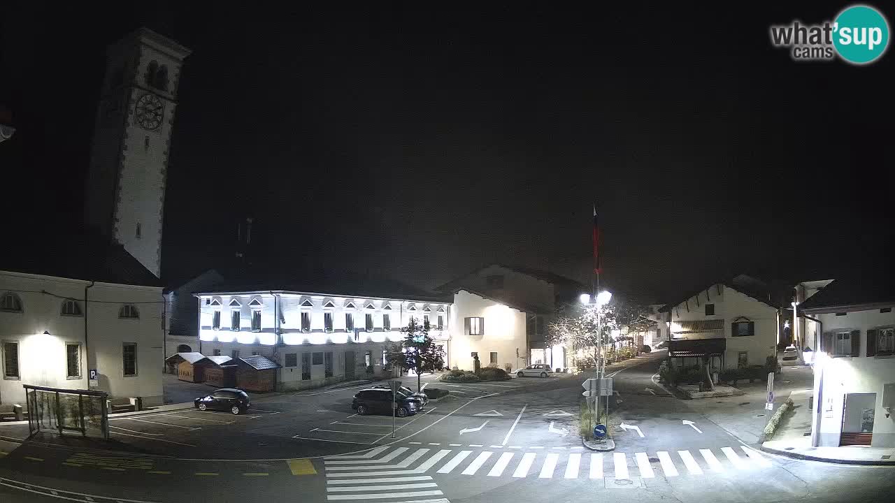 Live webcam Kobarid – Caporetto centro città – Valle dell’Isonzo – Slovenia