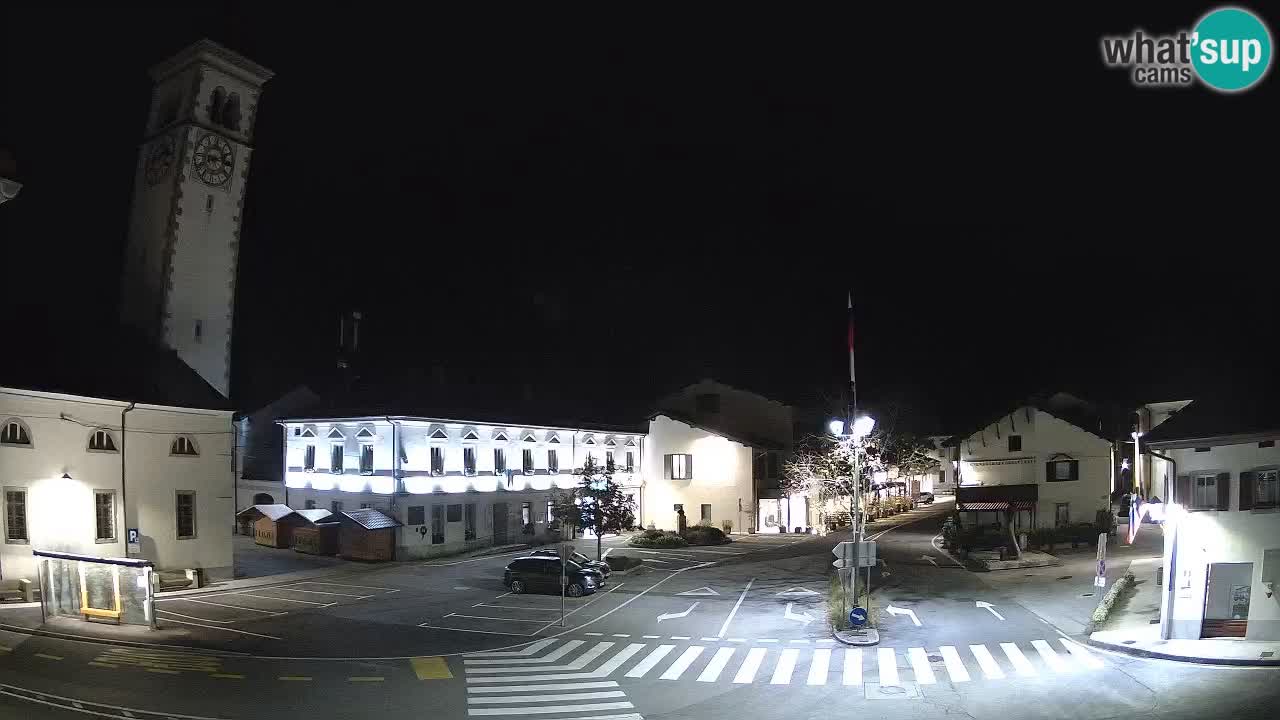 Live-Webcam Stadtzentrum von Kobarid – Soča-Tal – Slowenien