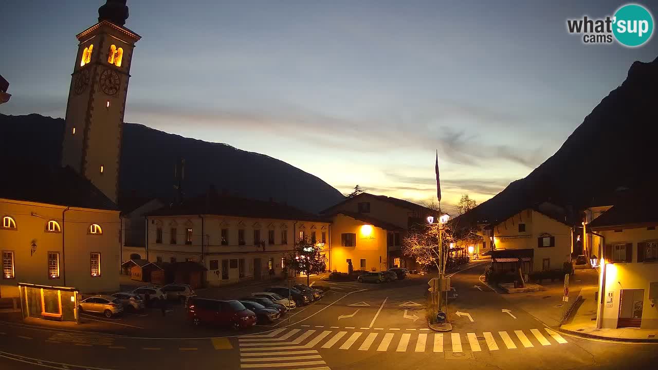 Live webcam Kobarid city center – Soča valley – Slovenia