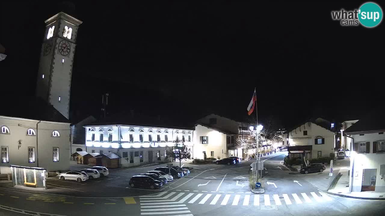 Cámara web en vivo Centro de la ciudad de Kobarid – Valle de Soča – Eslovenia