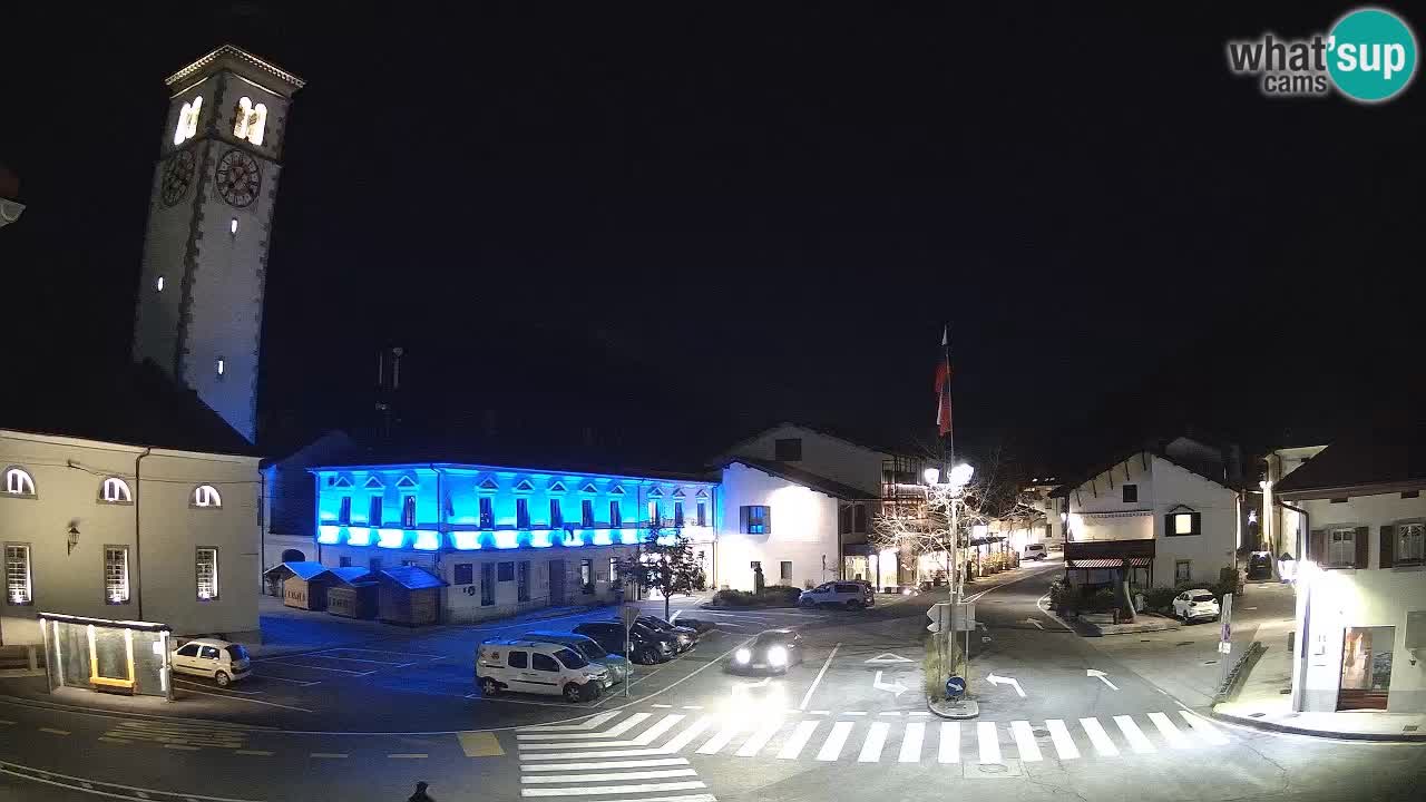 Live webcam Kobarid – Caporetto centro città – Valle dell’Isonzo – Slovenia