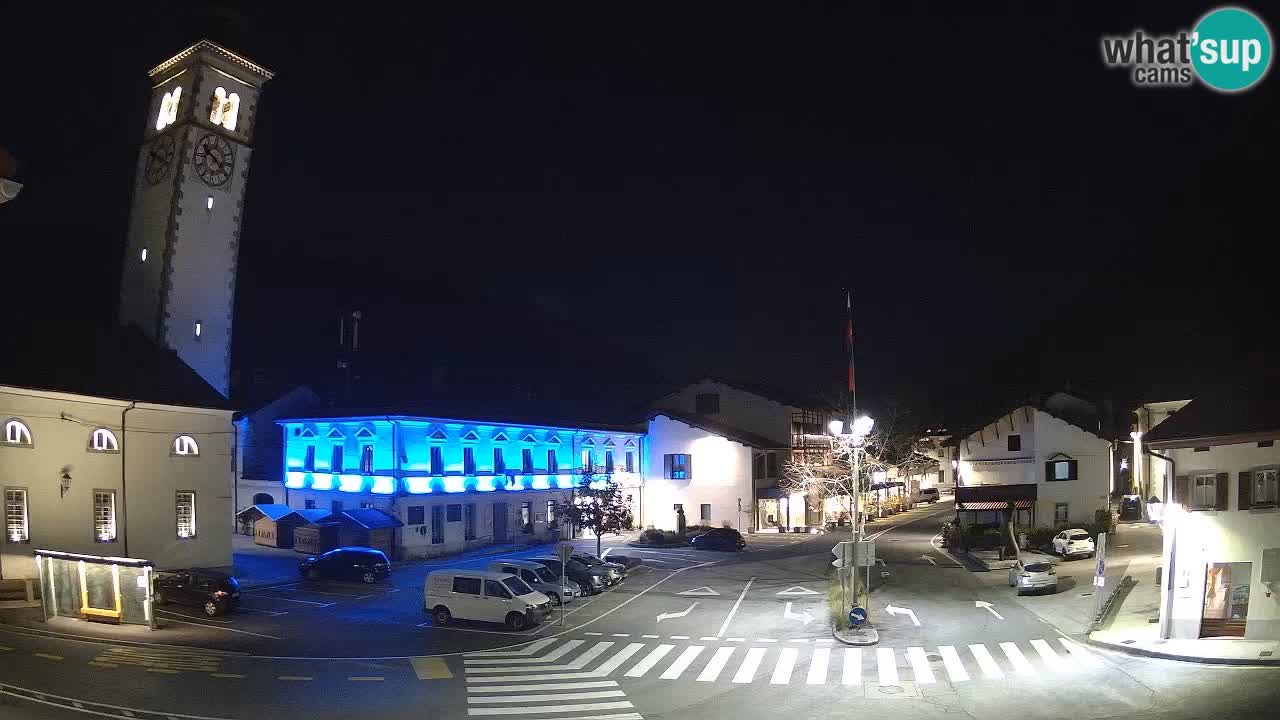 Live webcam Kobarid – Caporetto centro città – Valle dell’Isonzo – Slovenia