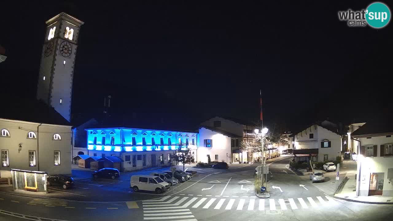 Live webcam Kobarid – Caporetto centro città – Valle dell’Isonzo – Slovenia