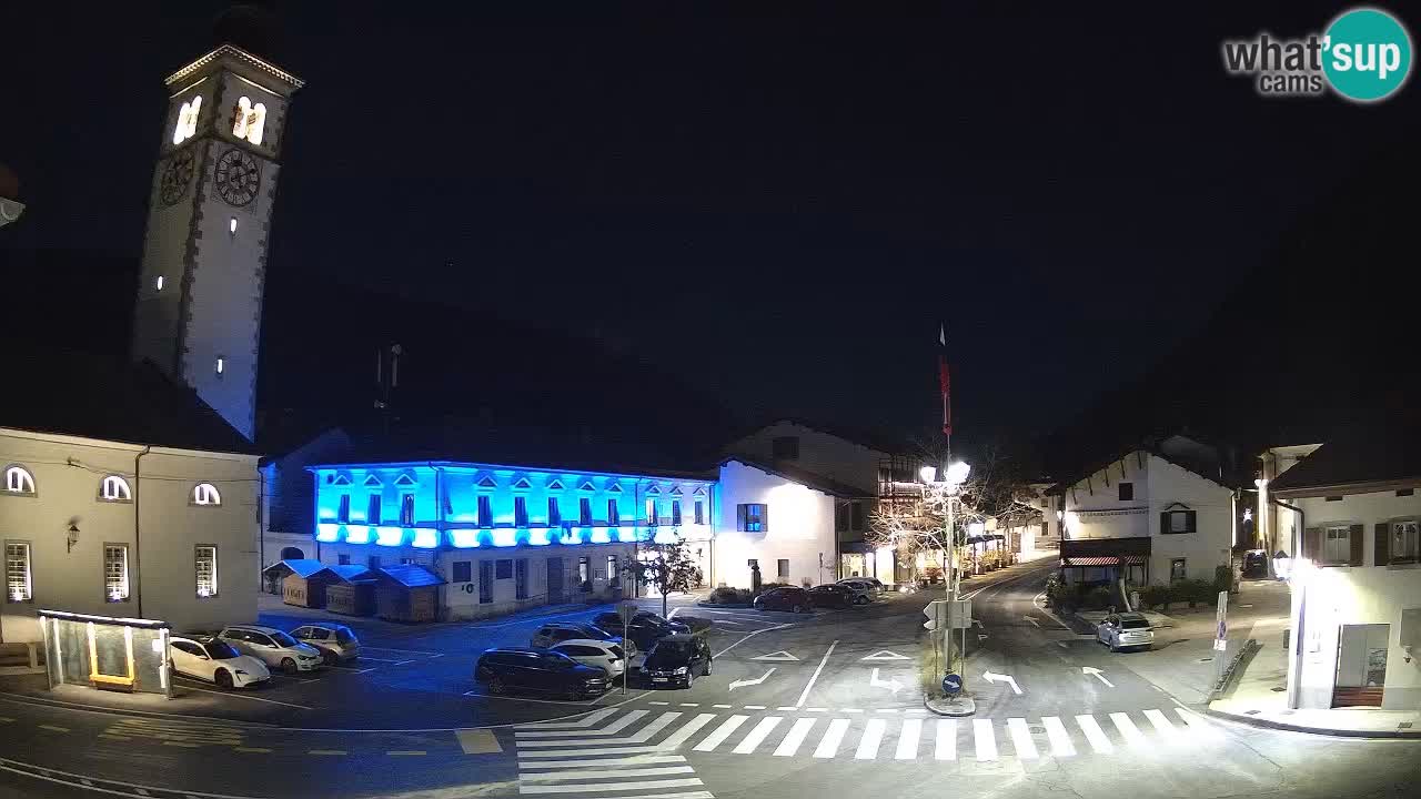 Live webcam Kobarid – Caporetto centro città – Valle dell’Isonzo – Slovenia