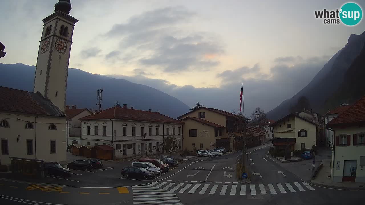 Live webcam Kobarid city center – Soča valley – Slovenia