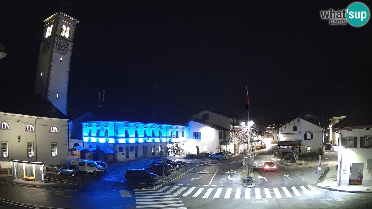 Webcam en direct du centre-ville de Kobarid – Vallée de la Soča – Slovénie