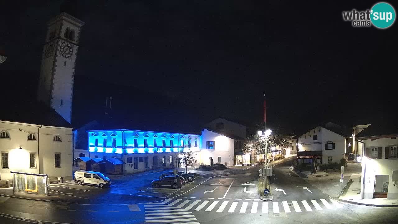 Live-Webcam Stadtzentrum von Kobarid – Soča-Tal – Slowenien