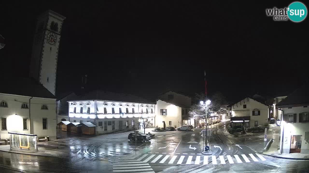 Live webcam Kobarid – Caporetto centro città – Valle dell’Isonzo – Slovenia