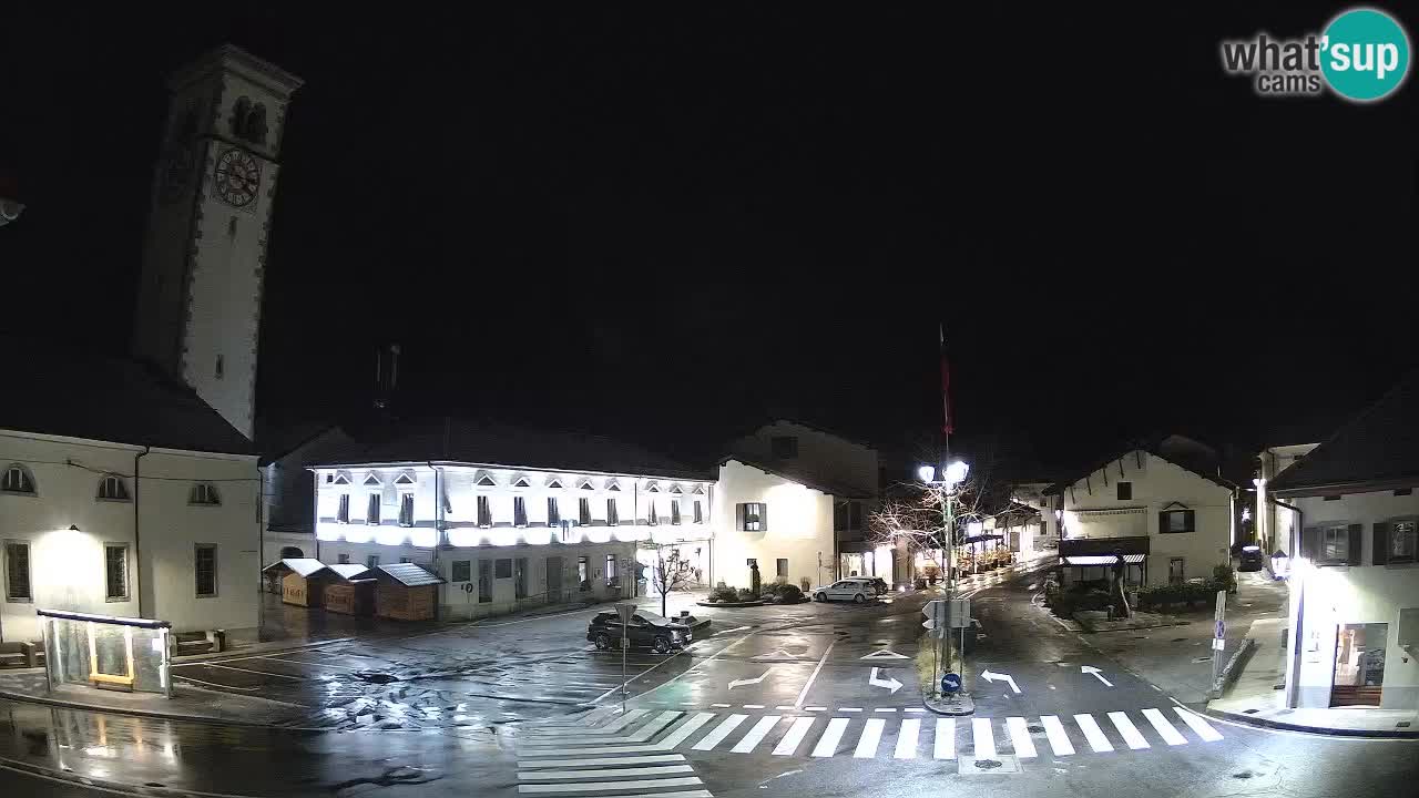 Live-Webcam Stadtzentrum von Kobarid – Soča-Tal – Slowenien