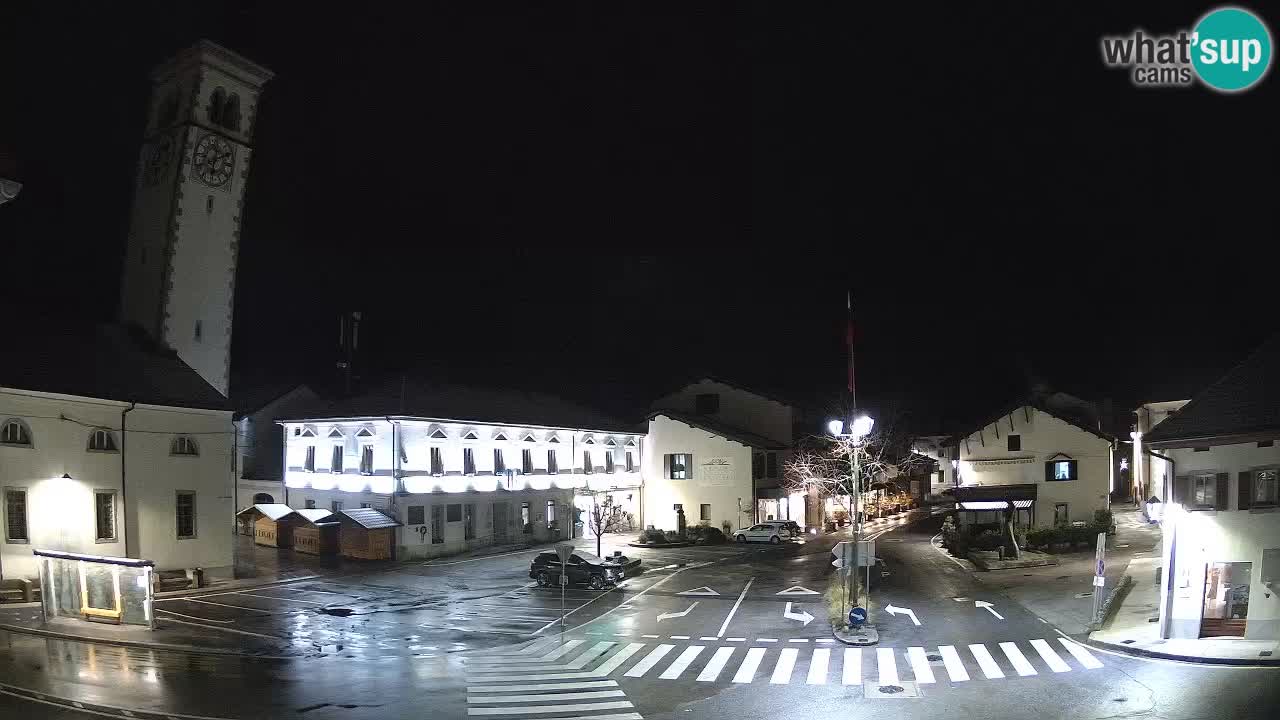 Live webcam Kobarid – Caporetto centro città – Valle dell’Isonzo – Slovenia