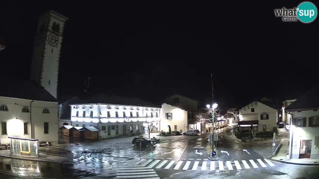 Live webcam Kobarid – Caporetto centro città – Valle dell’Isonzo – Slovenia