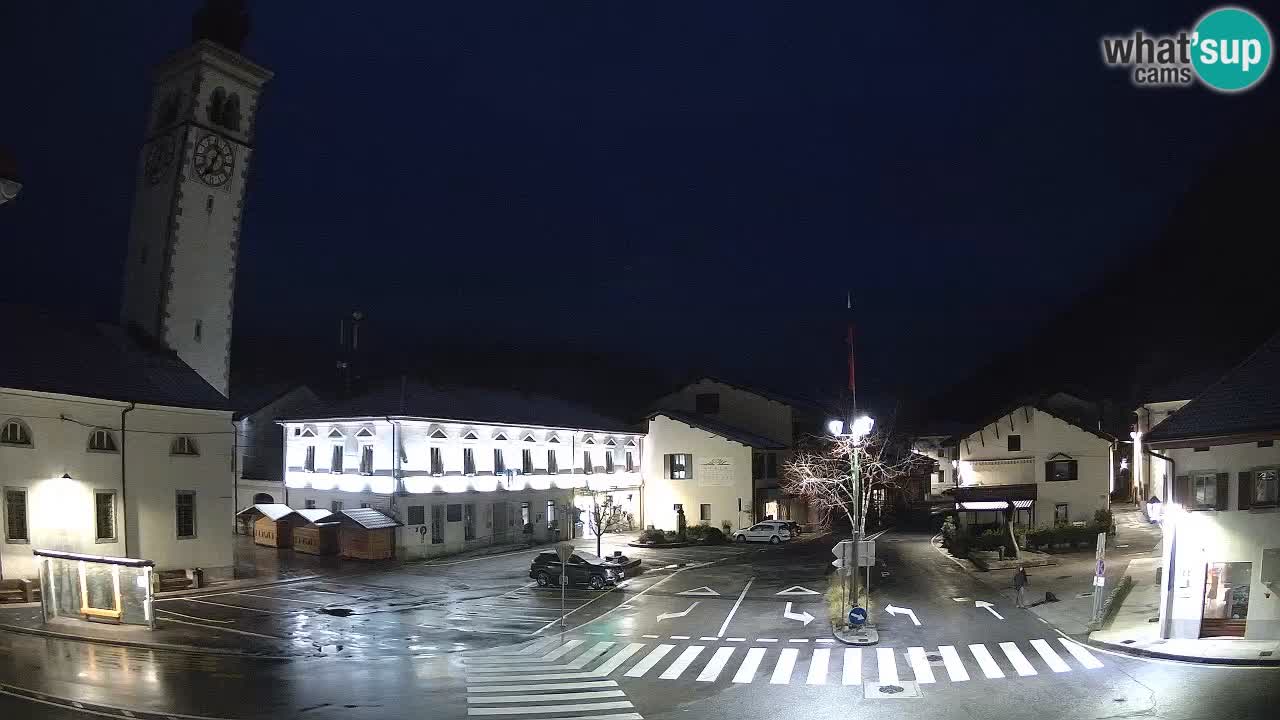 Live-Webcam Stadtzentrum von Kobarid – Soča-Tal – Slowenien