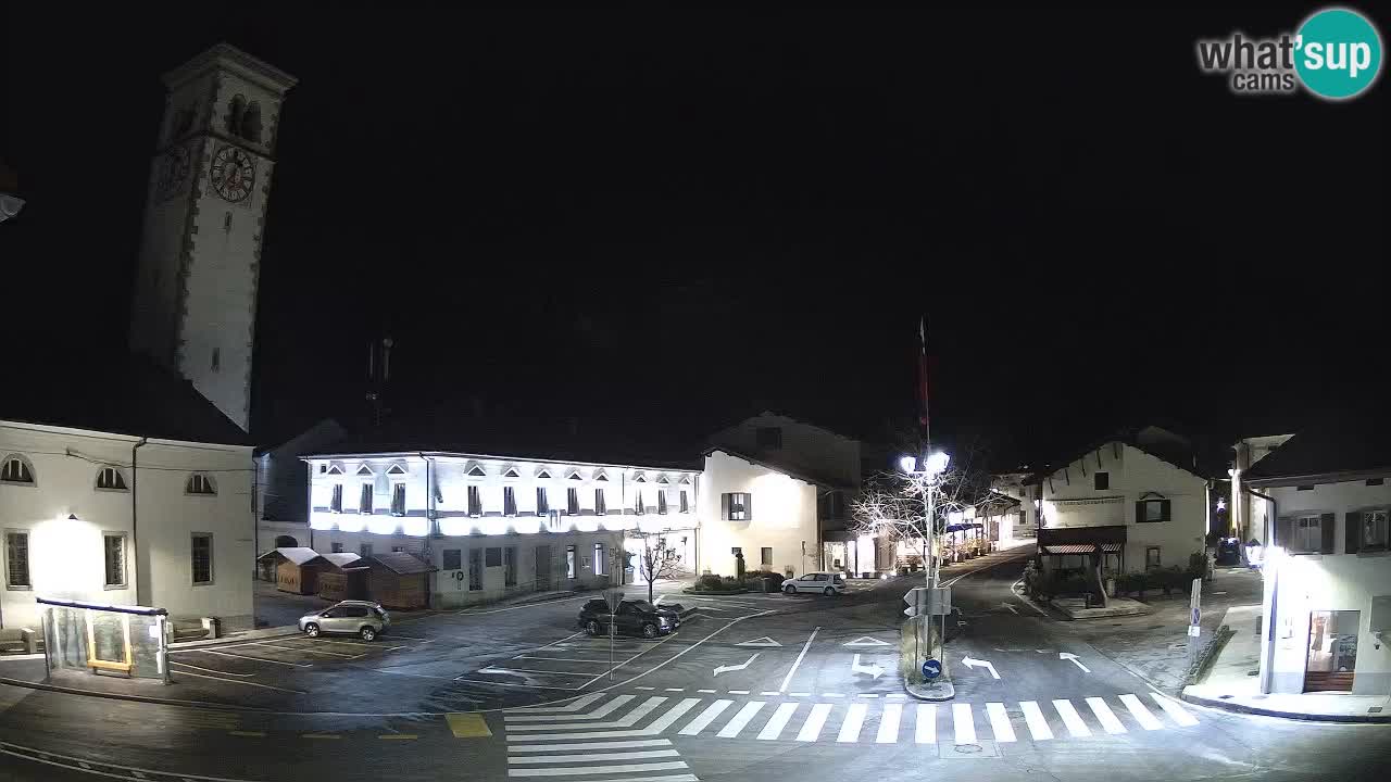 Cámara web en vivo Centro de la ciudad de Kobarid – Valle de Soča – Eslovenia