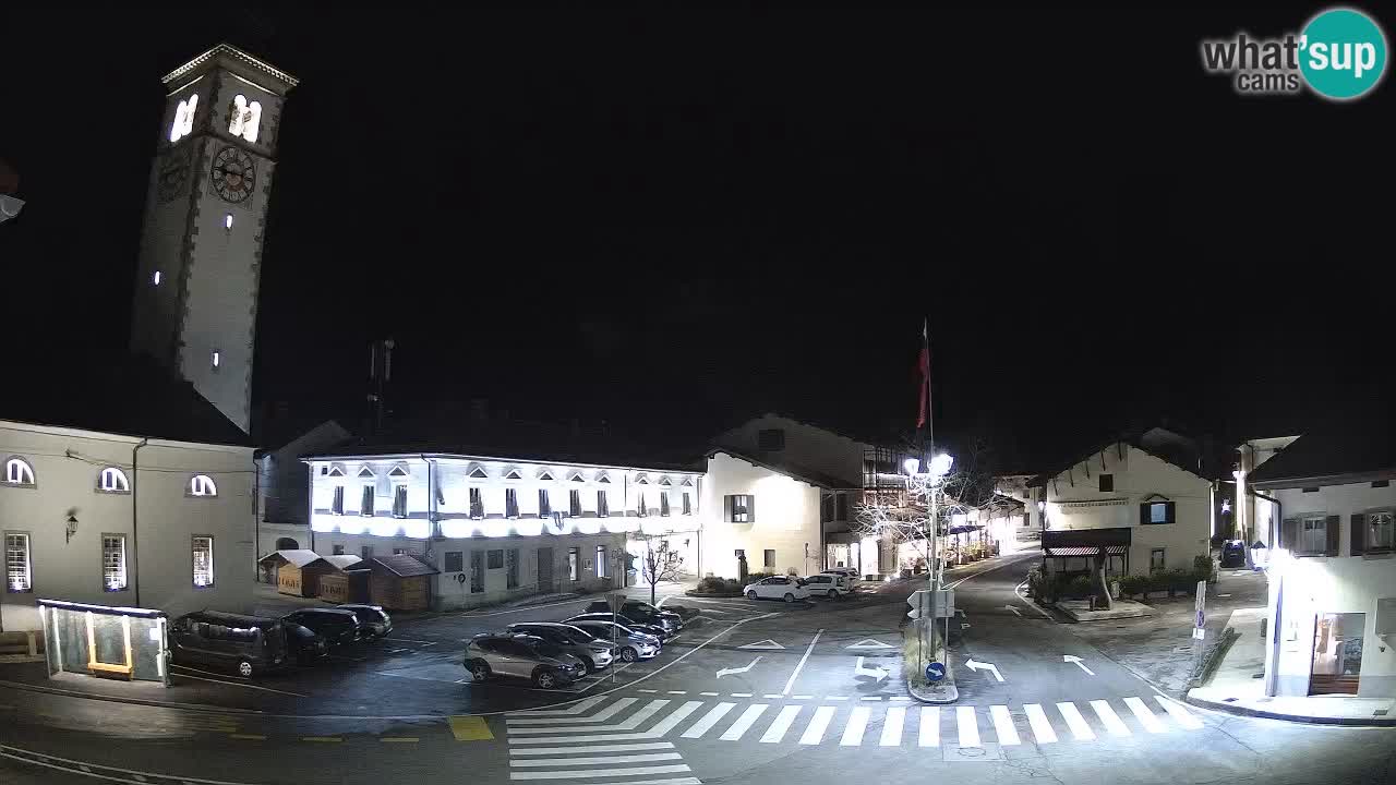 Live webcam Kobarid – Caporetto centro città – Valle dell’Isonzo – Slovenia