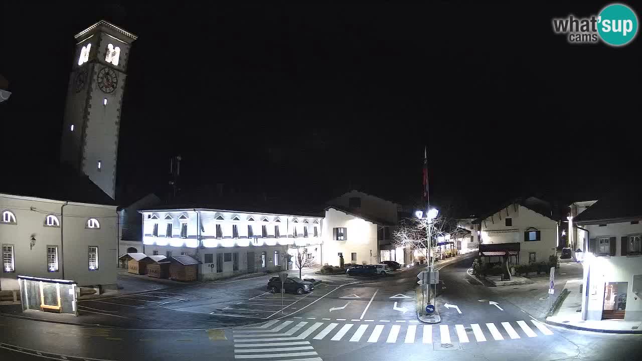 Live-Webcam Stadtzentrum von Kobarid – Soča-Tal – Slowenien