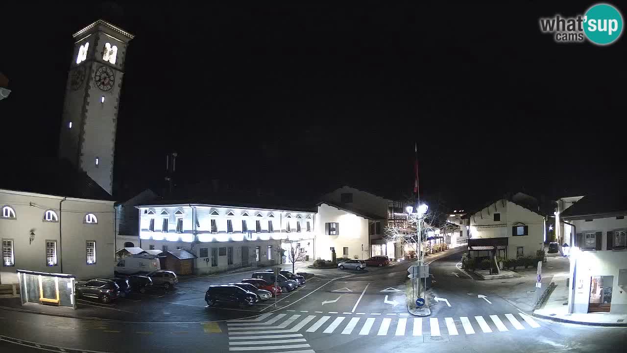 Live webcam Kobarid – Caporetto centro città – Valle dell’Isonzo – Slovenia