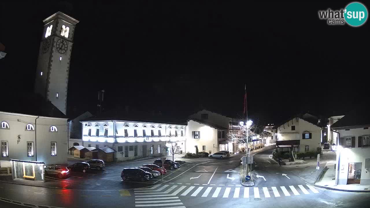 Live webcam Kobarid – Caporetto centro città – Valle dell’Isonzo – Slovenia