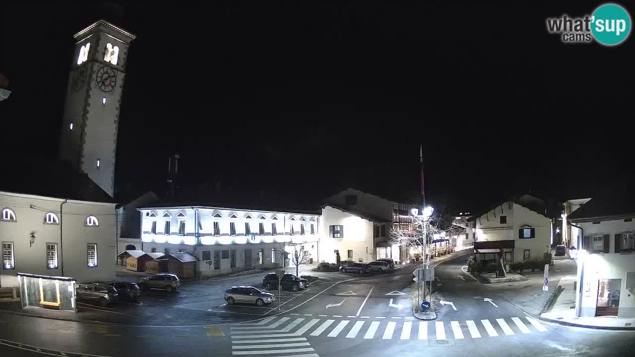 Live webcam Kobarid – Caporetto centro città – Valle dell’Isonzo – Slovenia